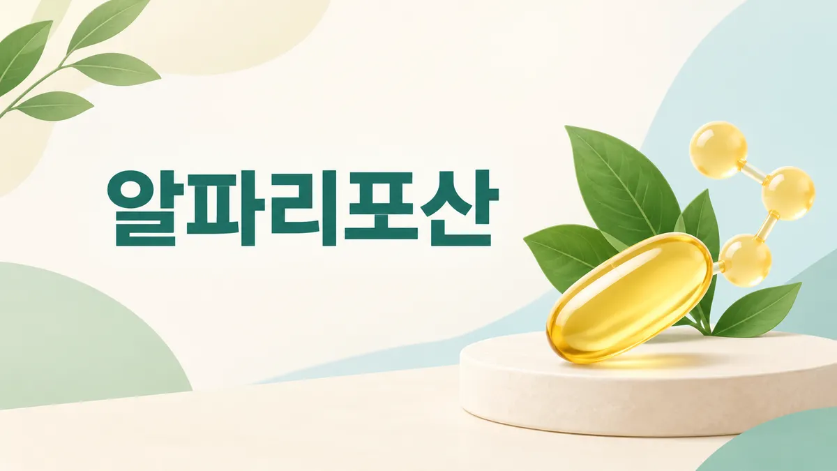 알파리포산 효능과 부작용, 약과 보충제의 두 얼굴
