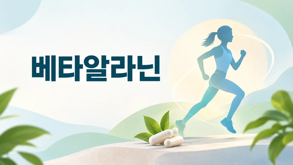 베타알라닌 효능과 부작용, 따끔거림의 정체까지