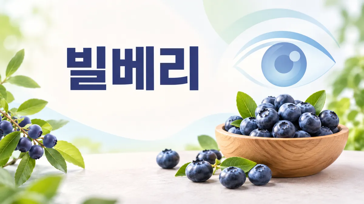 빌베리 효능과 부작용, 눈에 좋다는 근거는 어디까지