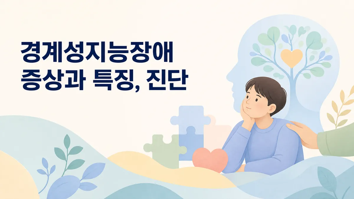 경계성지능장애 증상과 특징, 진단