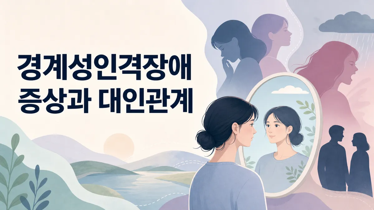 경계성인격장애 증상과 대인관계