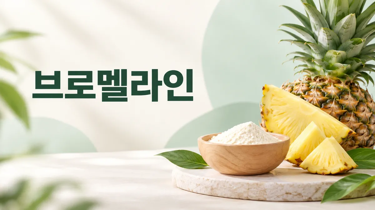 브로멜라인 효능과 부작용, 파인애플 효소의 진실