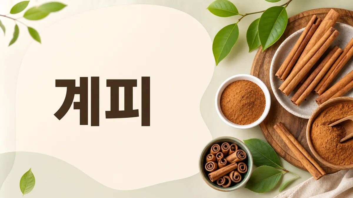 계피와 같이 먹으면 좋은 음식과 다이어트