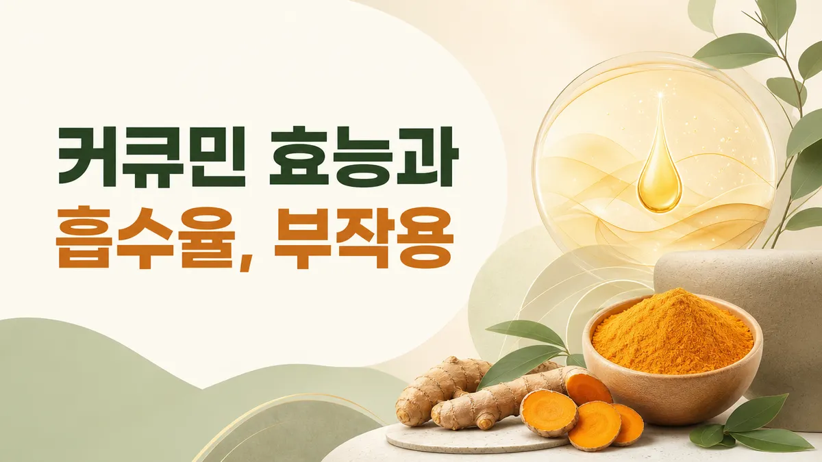 커큐민 효능과 흡수율, 근거는 어디까지인가