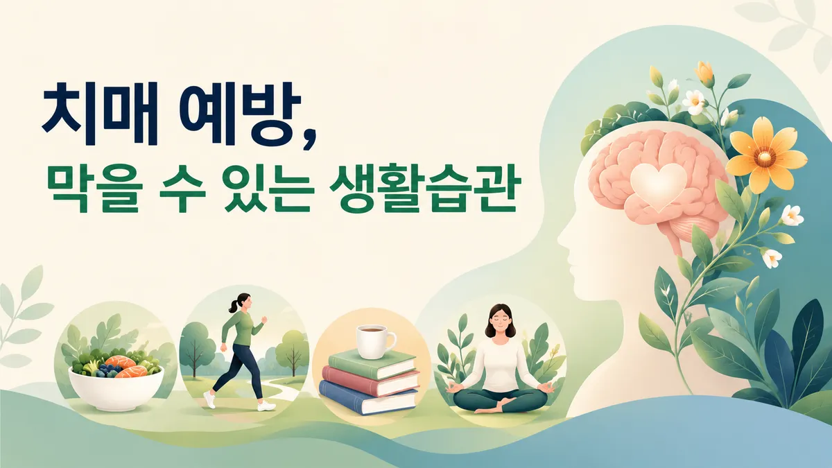 치매 예방, 막을 수 있는 생활습관