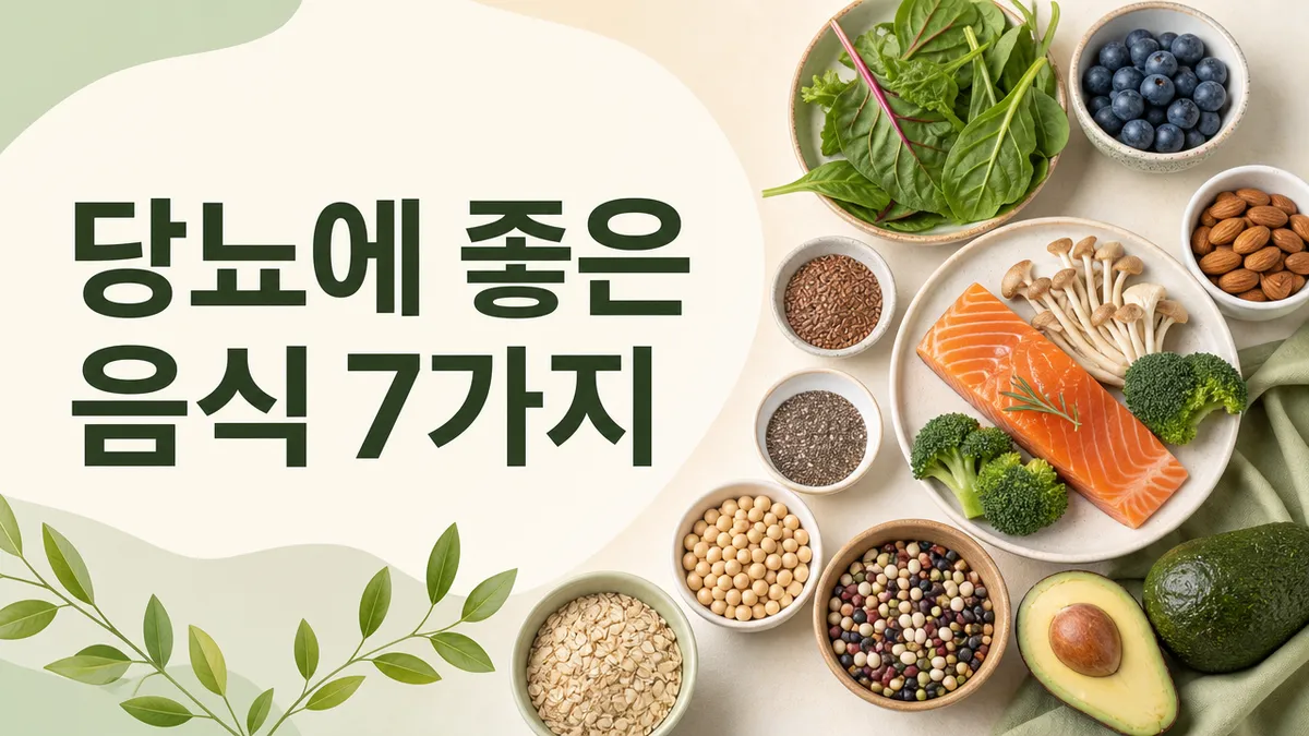 당뇨에 좋은 음식 7가지
