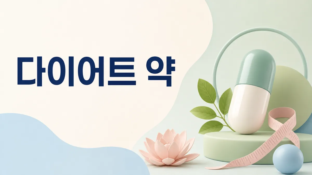 다이어트 약, 효과와 종류·부작용 가이드