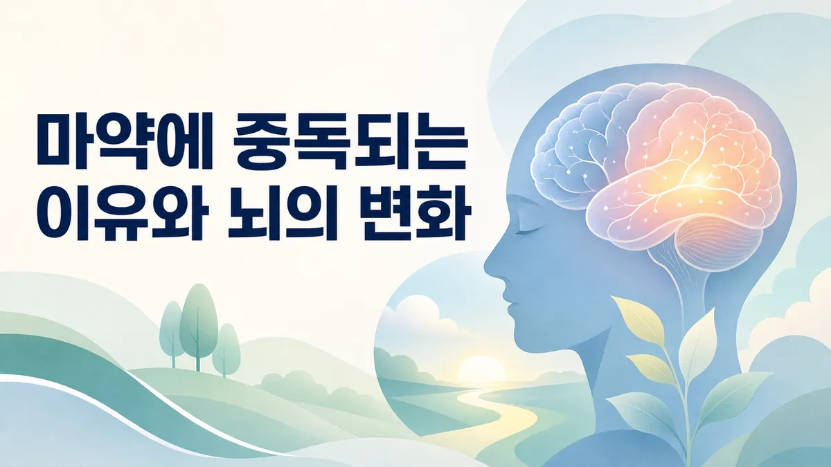 마약에 중독되는 이유와 뇌의 변화