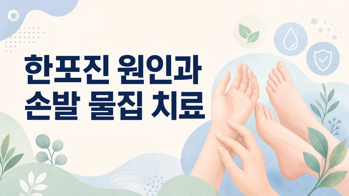 한포진 원인과 손발 물집 치료