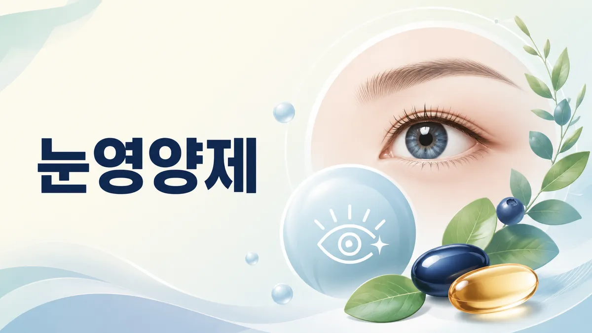 눈 영양제 비교, 루테인·아스타잔틴·오메가3 고르는 법