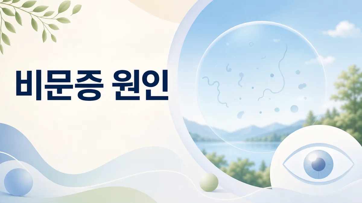 비문증 원인: 눈앞에 날파리가 보이는 이유