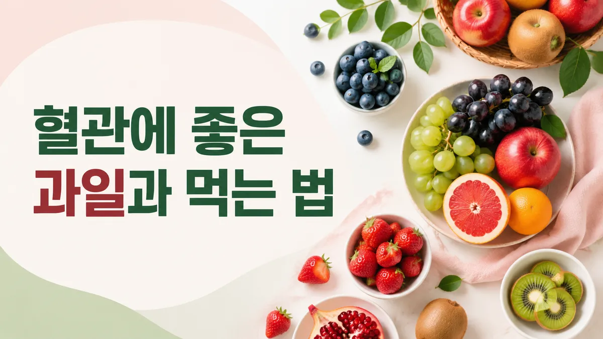 혈관에 좋은 과일과 먹는 법