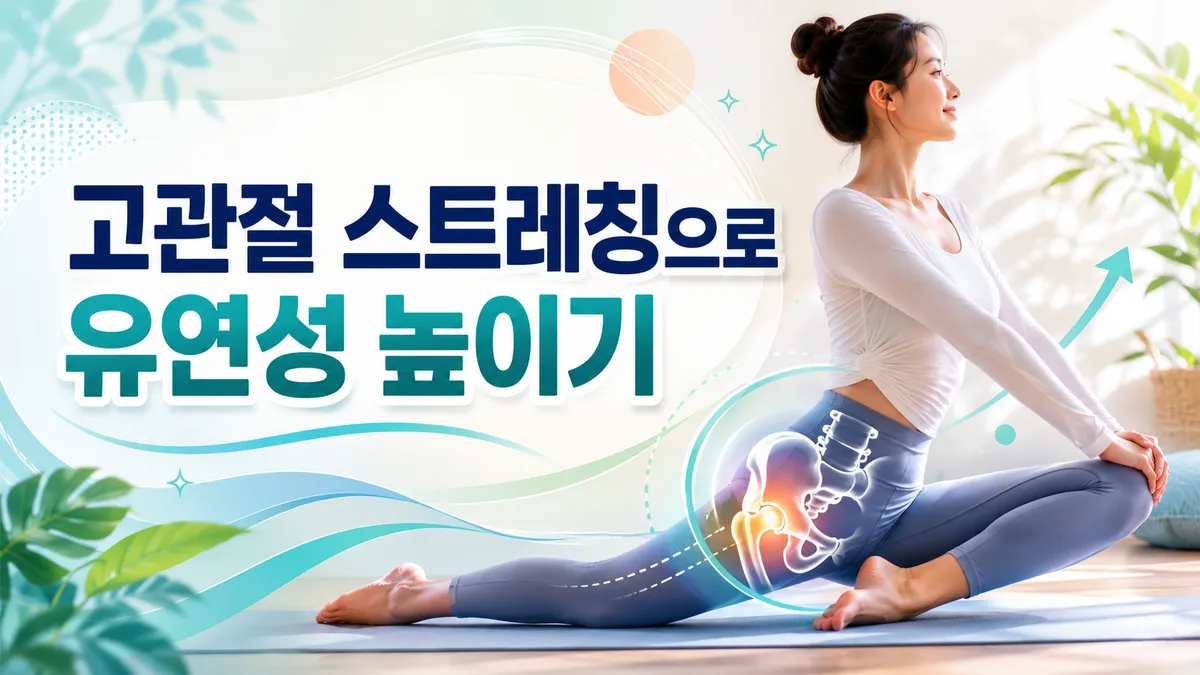 고관절 스트레칭으로 유연성 높이기