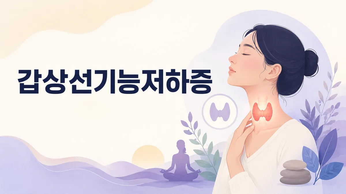 갑상선기능저하증 증상과 피로·체중 변화