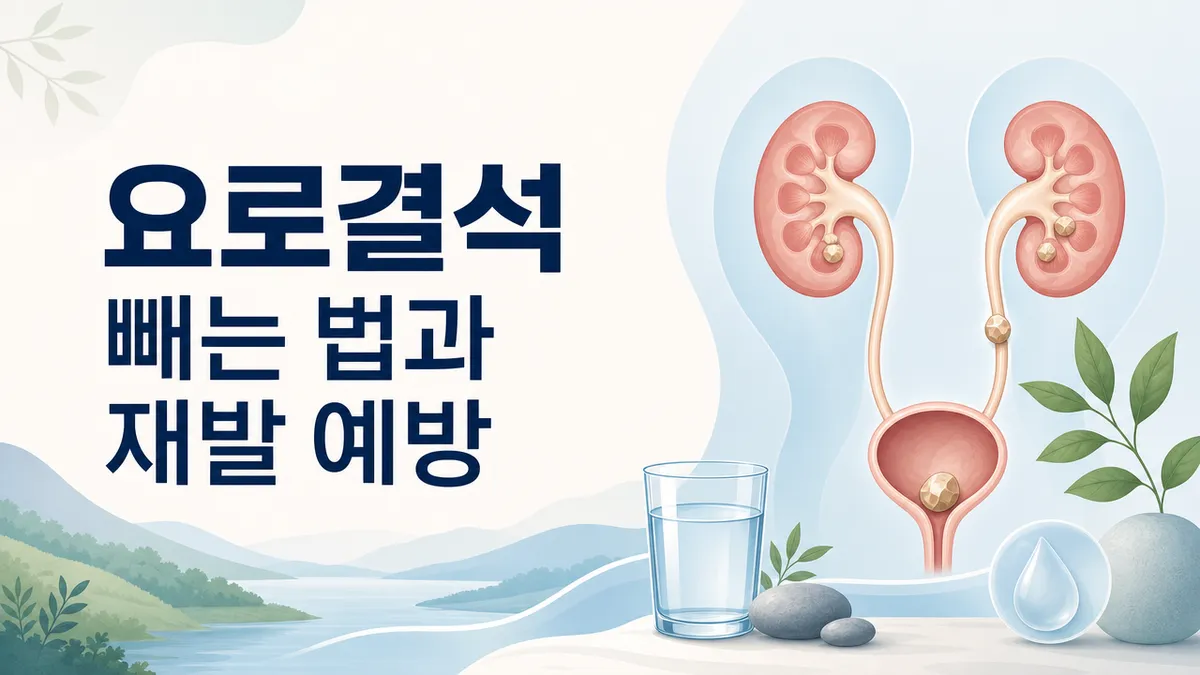 요로결석 빼는 법과 재발 예방