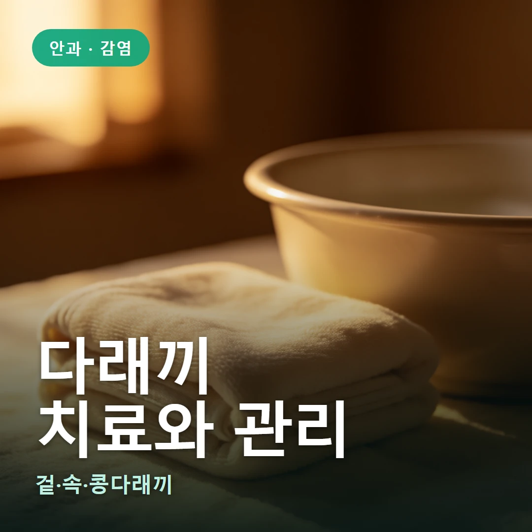 다래끼 요약 표지 — 겉·속·콩다래끼