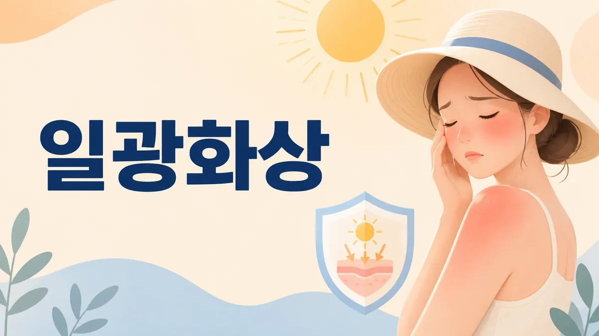 일광화상 대처법, 물집은 터뜨리면 안 된다