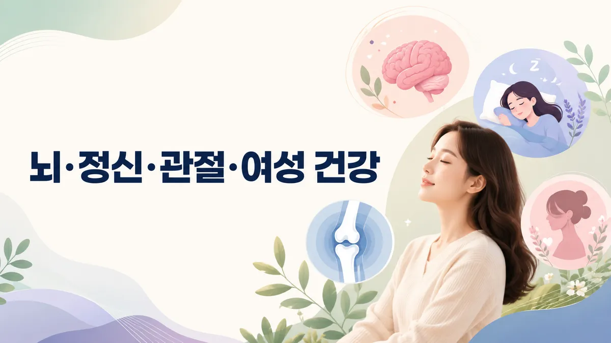 뇌·정신·관절·여성 건강