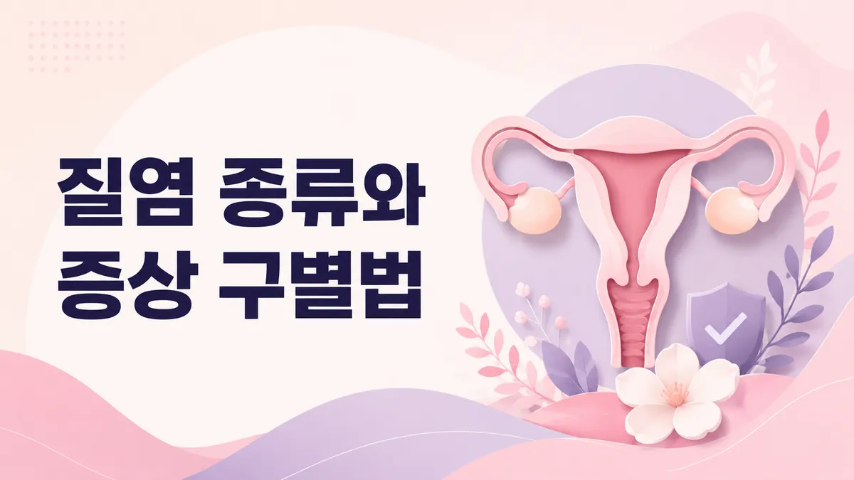 질염 종류와 증상 구별법